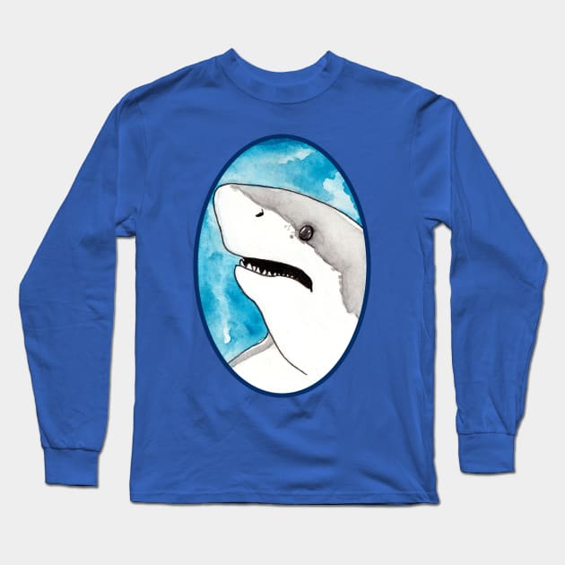 Shark Rawr Long Sleeve T-Shirt by TaksArt